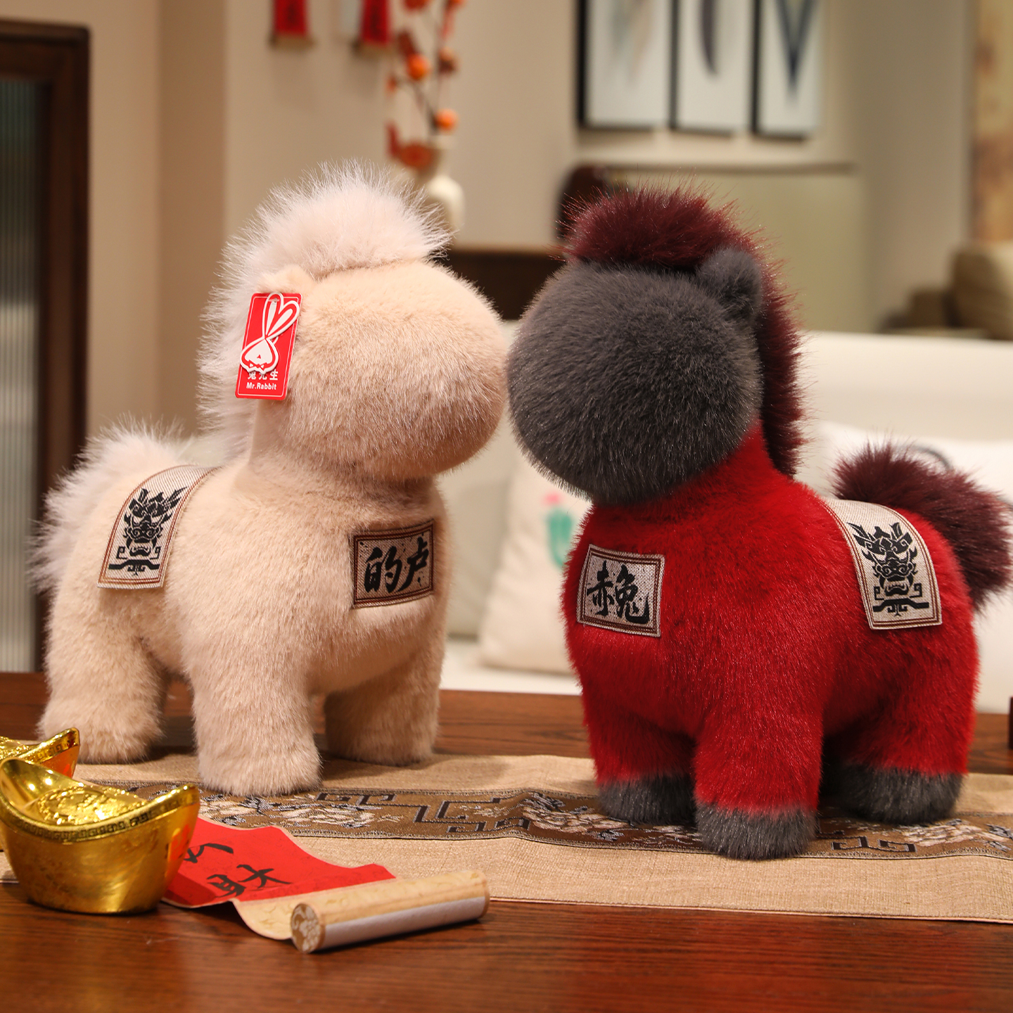2026马年吉祥物公仔毛绒玩具国风生肖娃娃公司年会活动学校礼品