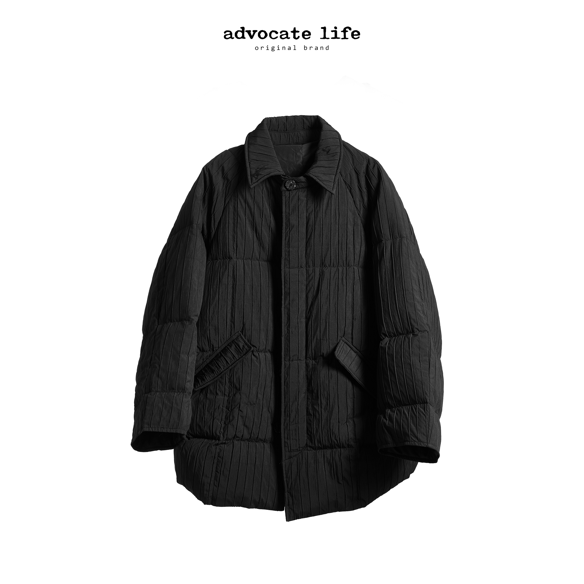Advocatelife2025冬季新款潮牌女装肌理感外套时尚羽绒服JQ382330