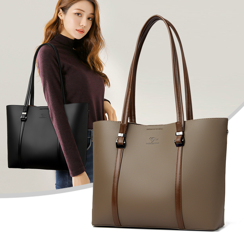 包包女款托特包女士大包真皮百搭单肩包软皮大容量休闲手提腋下包