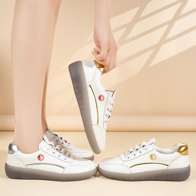 太极鞋女士秋季真皮牛津大底防滑耐磨武术运动鞋太极拳练功训练鞋