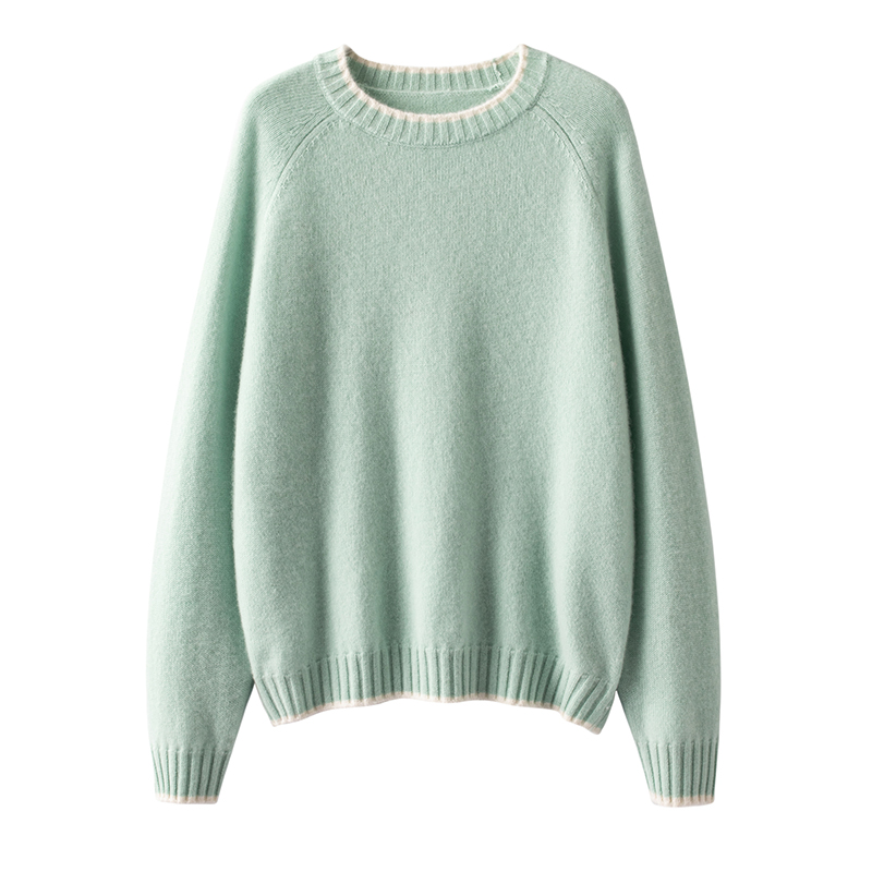 Baby小羊羔绒+至检完美体验！13.8μm超细100小山羊绒衫女