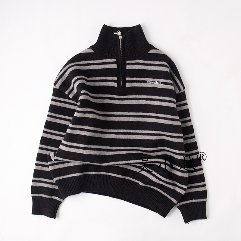 吴小越w1764儿童毛衣立领百搭神器洋气秋冬新款男童原宿风文艺范