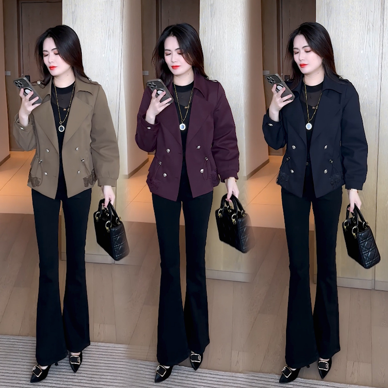 短款秋装外套2025年新款今年流行百搭小个子时尚女装春秋洋气上衣