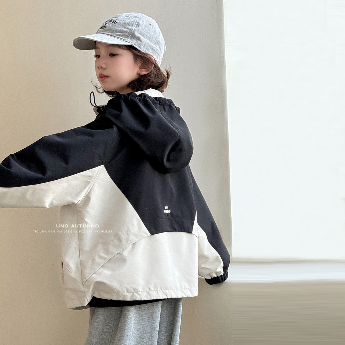 现货「UNO AUTUNNO」【自由派】杜邦三防女中大连帽冲锋衣外套CP85
