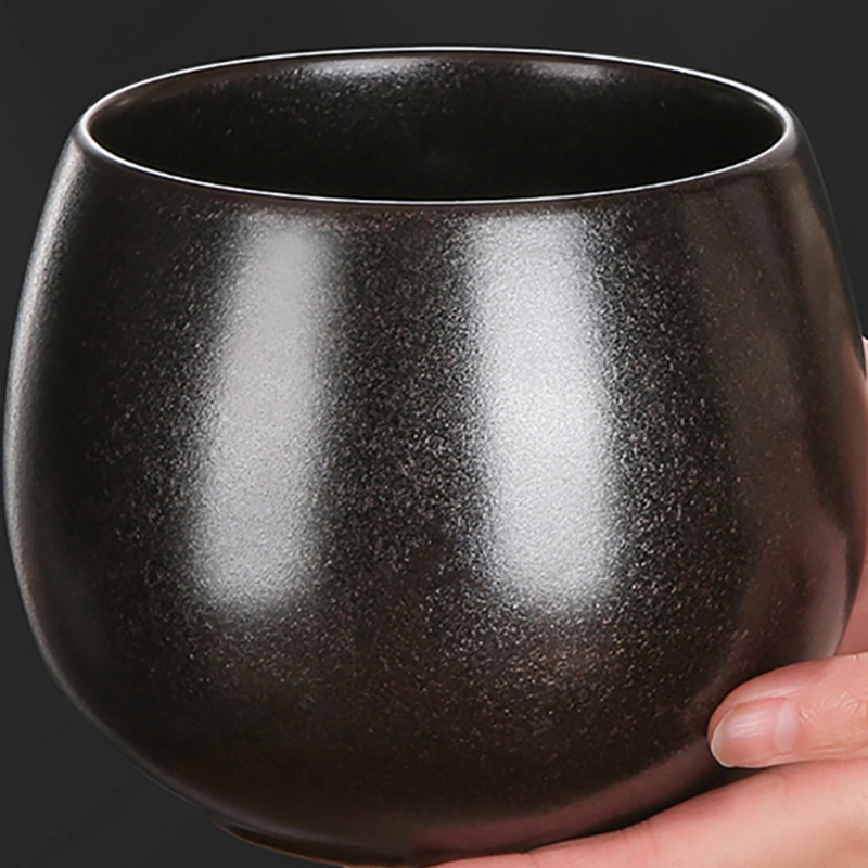 黑色高端缸容量水盂烟灰缸茶水缸茶渣大号废水桶杯下午茶渣缸
