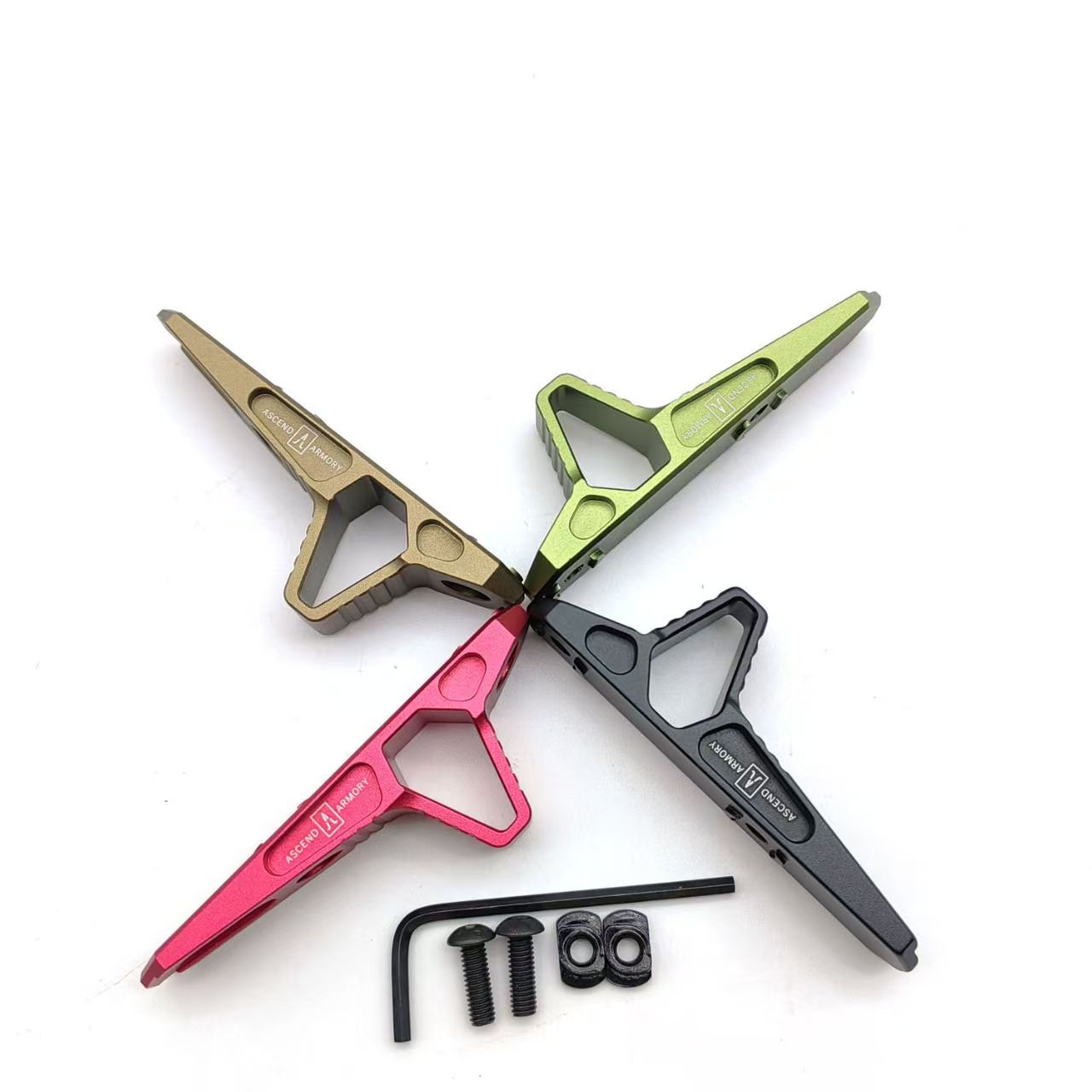 户外战术配件Keymod/MLOK系统导轨护木阻手器