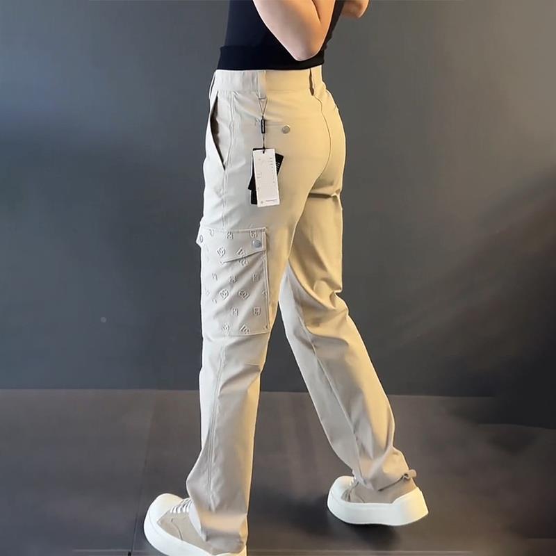 轻奢男装大码秋冬男士时尚新款2025年直筒微修身直筒工装休闲裤潮