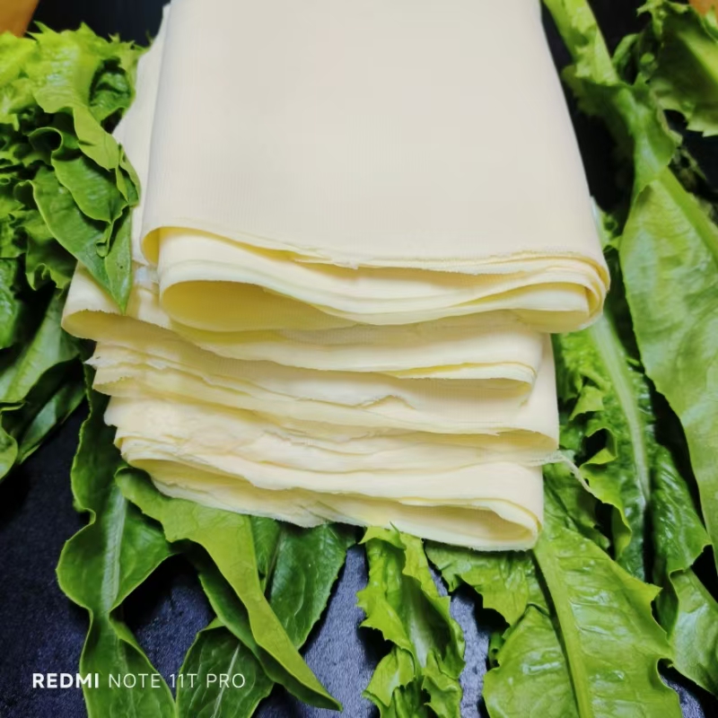 湖北红安永河柴火皮子黄豆新鲜制作美味健康火锅神器