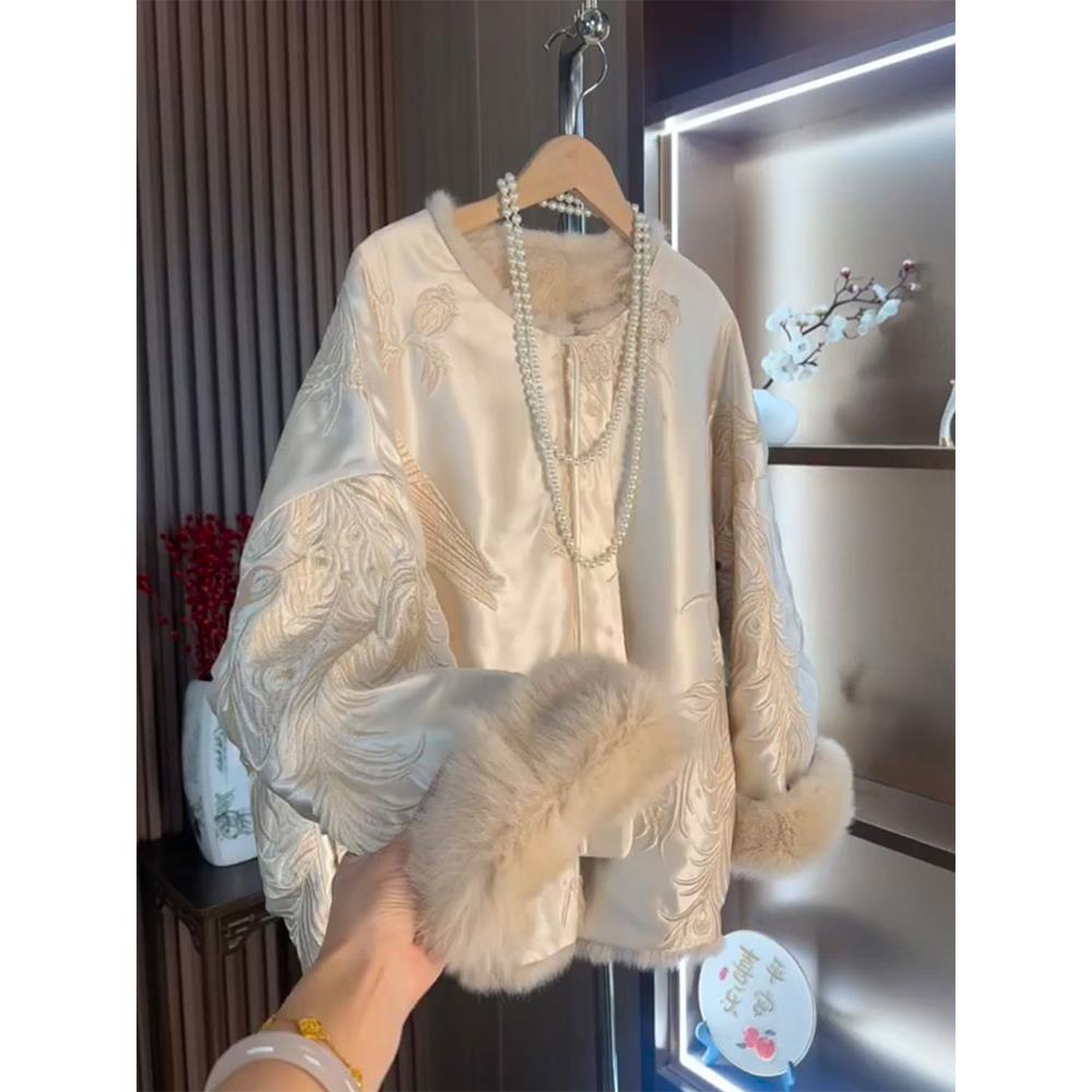 2025年秋冬新款复古气质高级感精致独特漂亮新中式国风禅意风外套