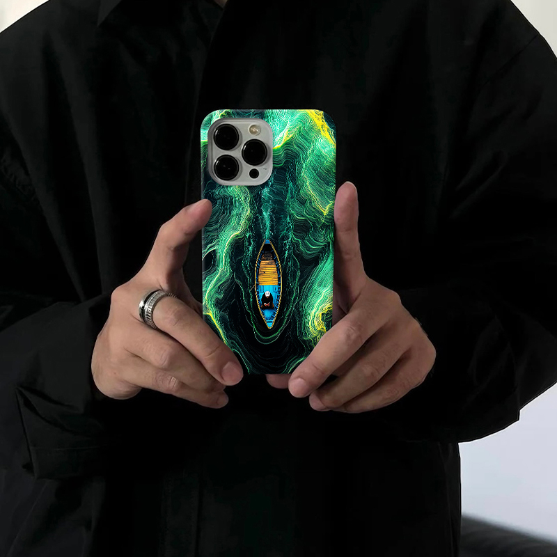 暗流涌动适用苹果16pro创意手机壳15promax个性14小众13/12/ins