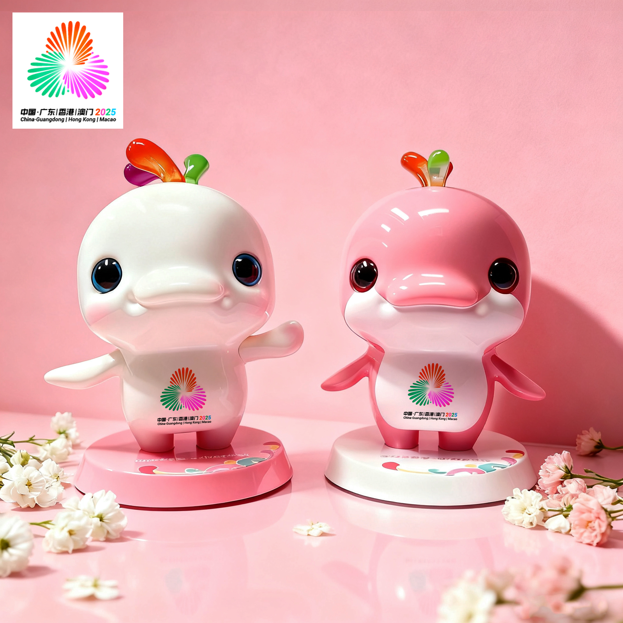 十五全运会官方正品吉祥物喜洋洋乐融融周边创意玩具桌面摆件