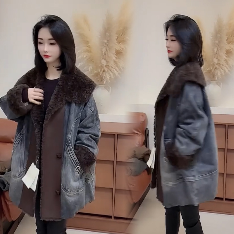 2025秋冬新款时尚显瘦气质网红高档洋气女高级百搭宽松大码外套潮