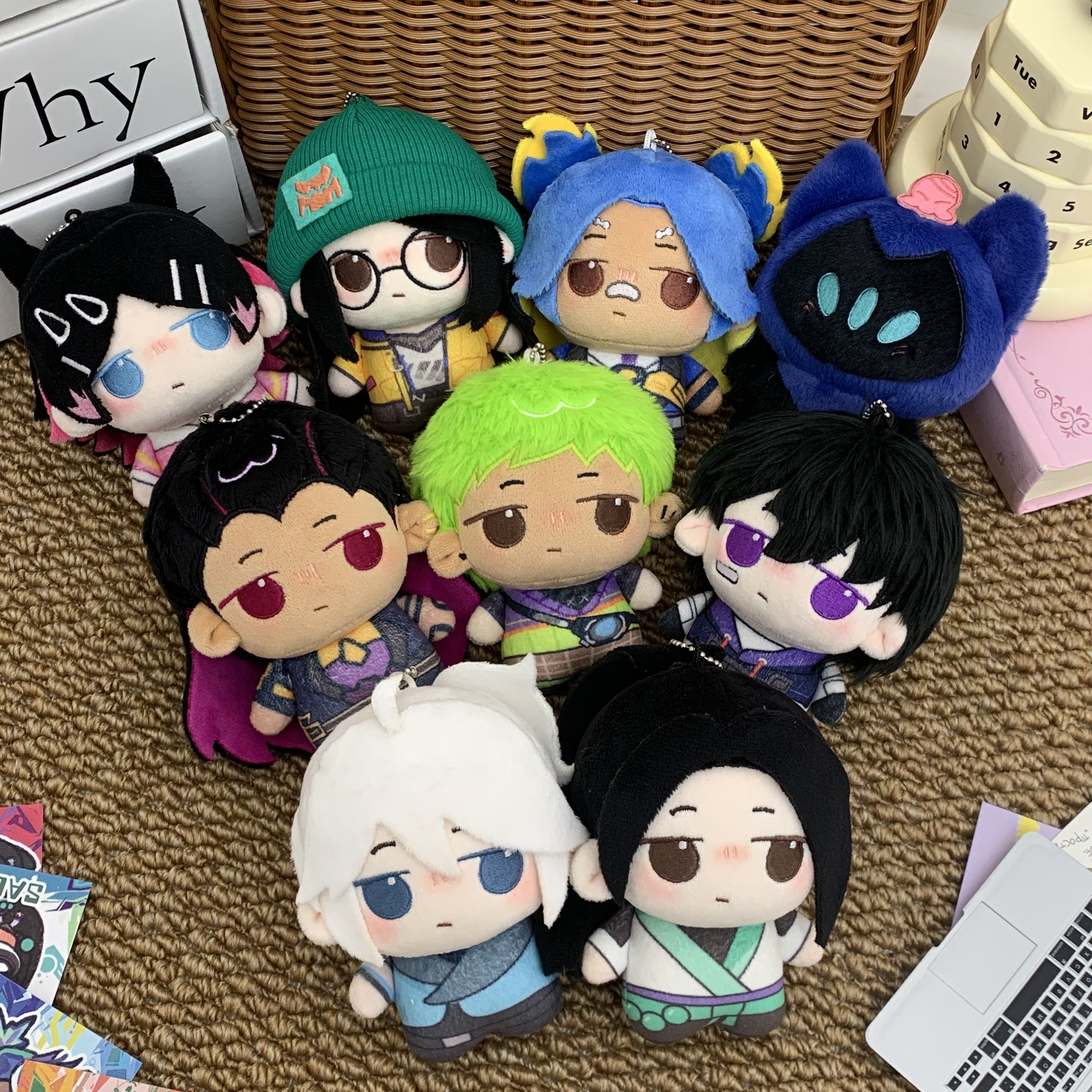 【预售包邮】瓦瓦系列10cm努努体棉花娃娃可爱挂件捷风玩偶礼物