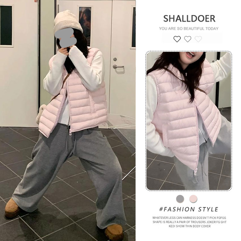 SHALLDOER【初恋情人】洋气排骨马甲百搭马夹女秋冬季慵懒风无袖上