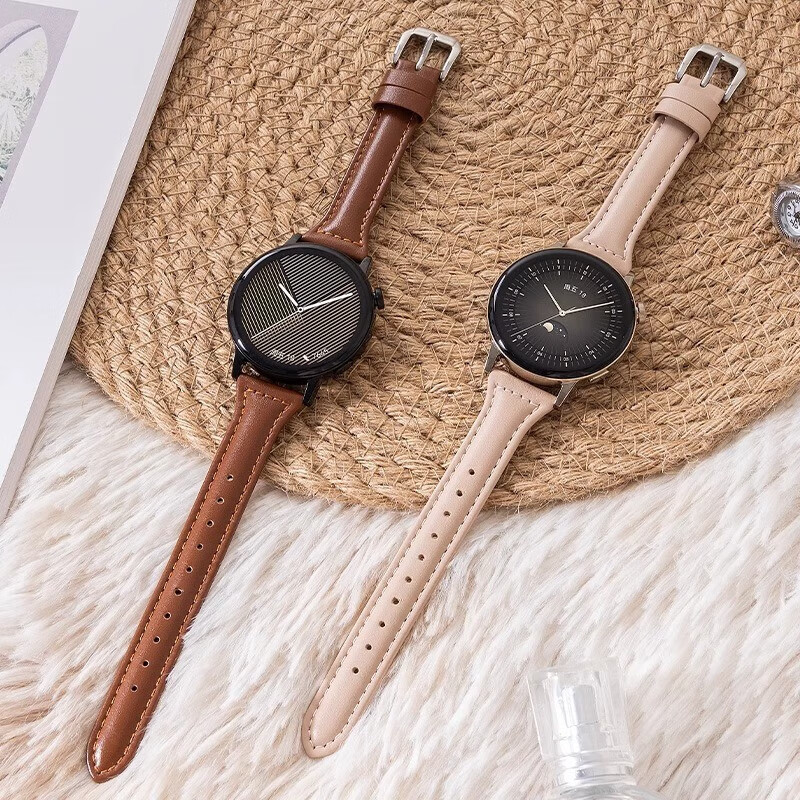 均尚适用华为GT5表带华为watch3/4Pro/GT4/GT3/GT2Pro小蛮腰真皮