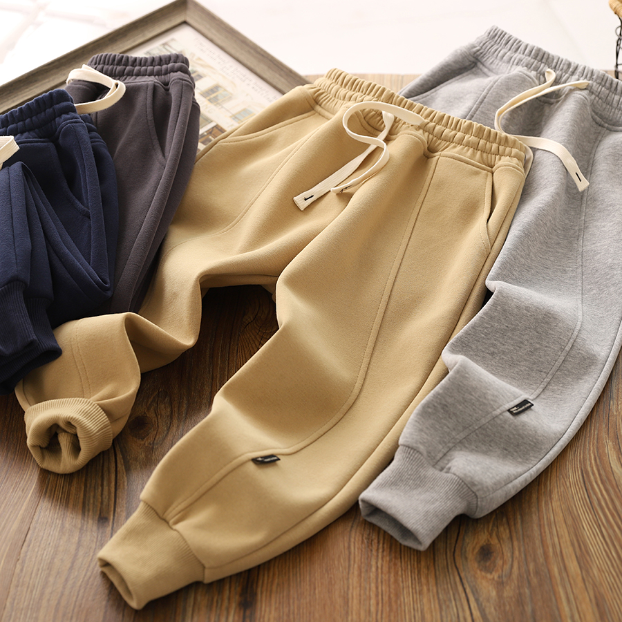 男童运动裤2025春秋新款儿童拼接帅气休闲裤中大童装薄款长裤宽松