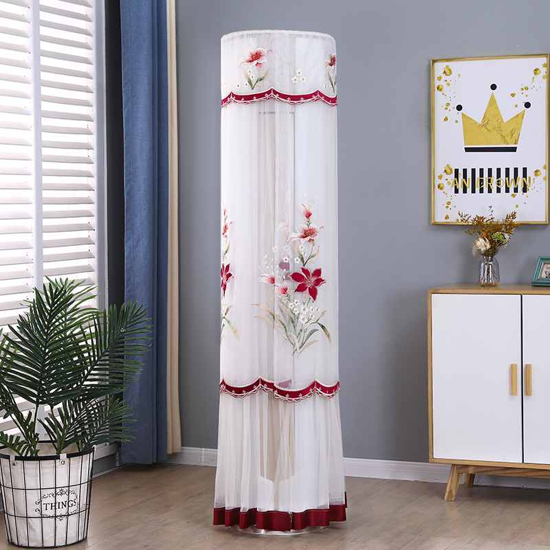 空调罩套柜机圆形圆柱格力客厅美的海尔柜式奥克斯立式空调防尘罩