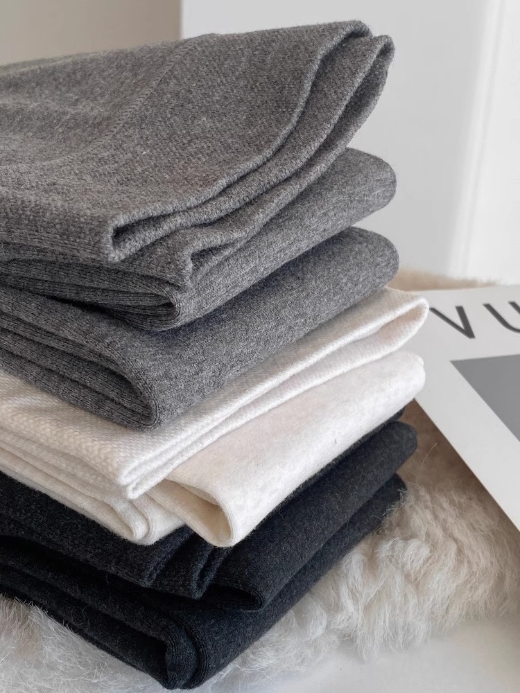 春秋平纹棉质打底裤九分女中灰色平板连裤袜高弹力踩脚裤肤色秋裤