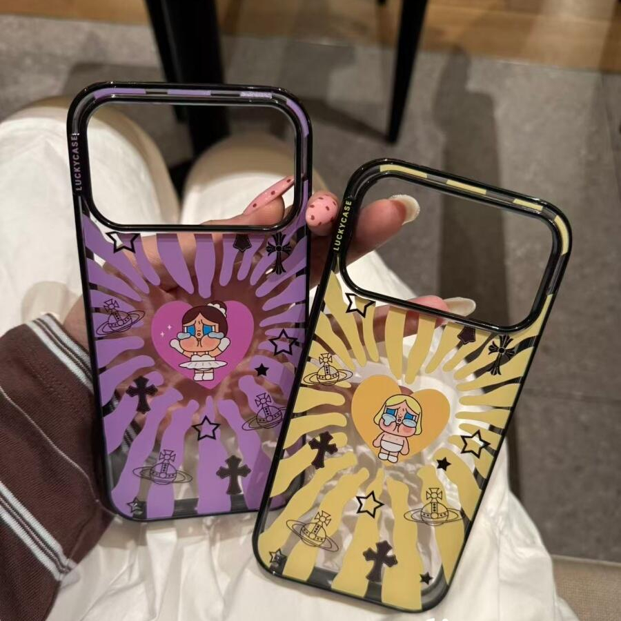 可爱卡通十字架哭娃适用苹果17pro/16promax手机壳15保护套1413