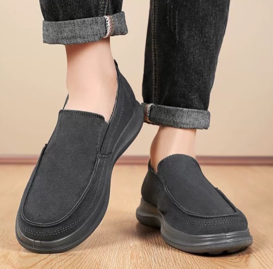 帆布鞋休闲春秋透气男鞋软底爸爸男款鞋老北京布鞋舒适轻便牛仔布