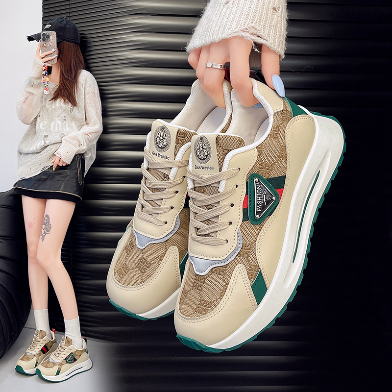 【专柜正品】ZeusVrasiac/宙斯瓦萨奇黑金高端轻奢休闲透气运动鞋女