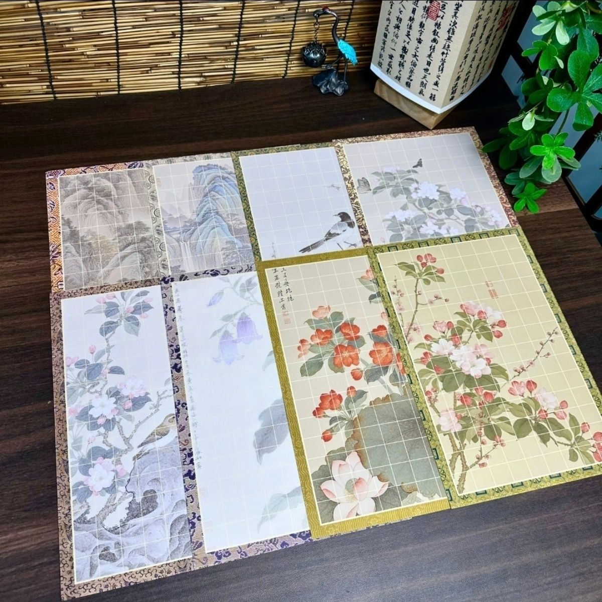 【四时笺绢布】2cm小楷毛笔书法日课绢布丝滑好写不洇墨