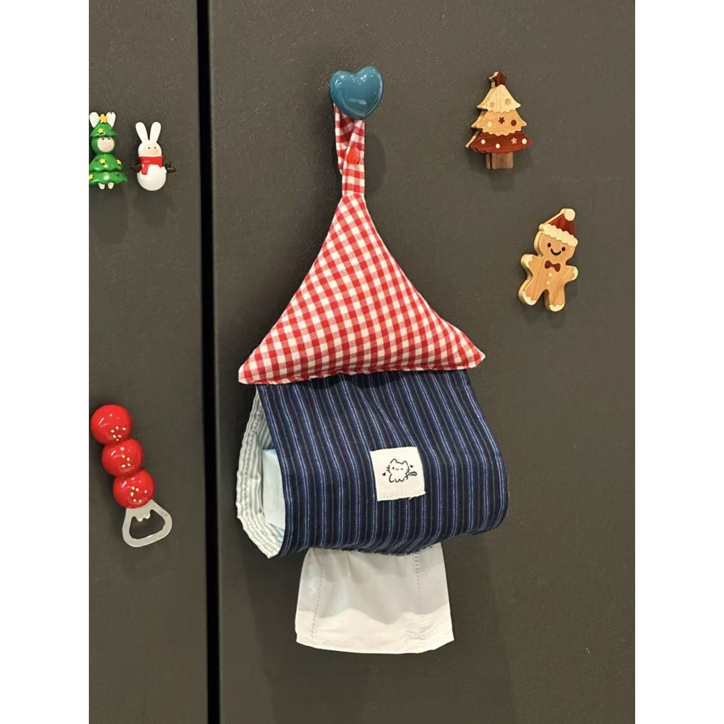 ANNA可爱创意小房子抽纸盒宿舍家用卫生间纸巾盒高颜值壁挂式纸巾