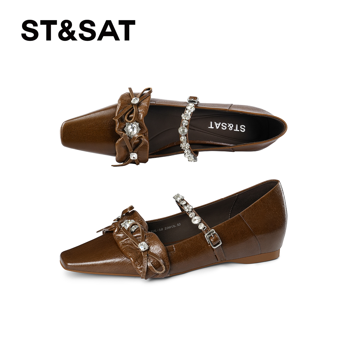 芭蕾风低跟复古单鞋百搭浅口女鞋暗黑风法式玛丽珍