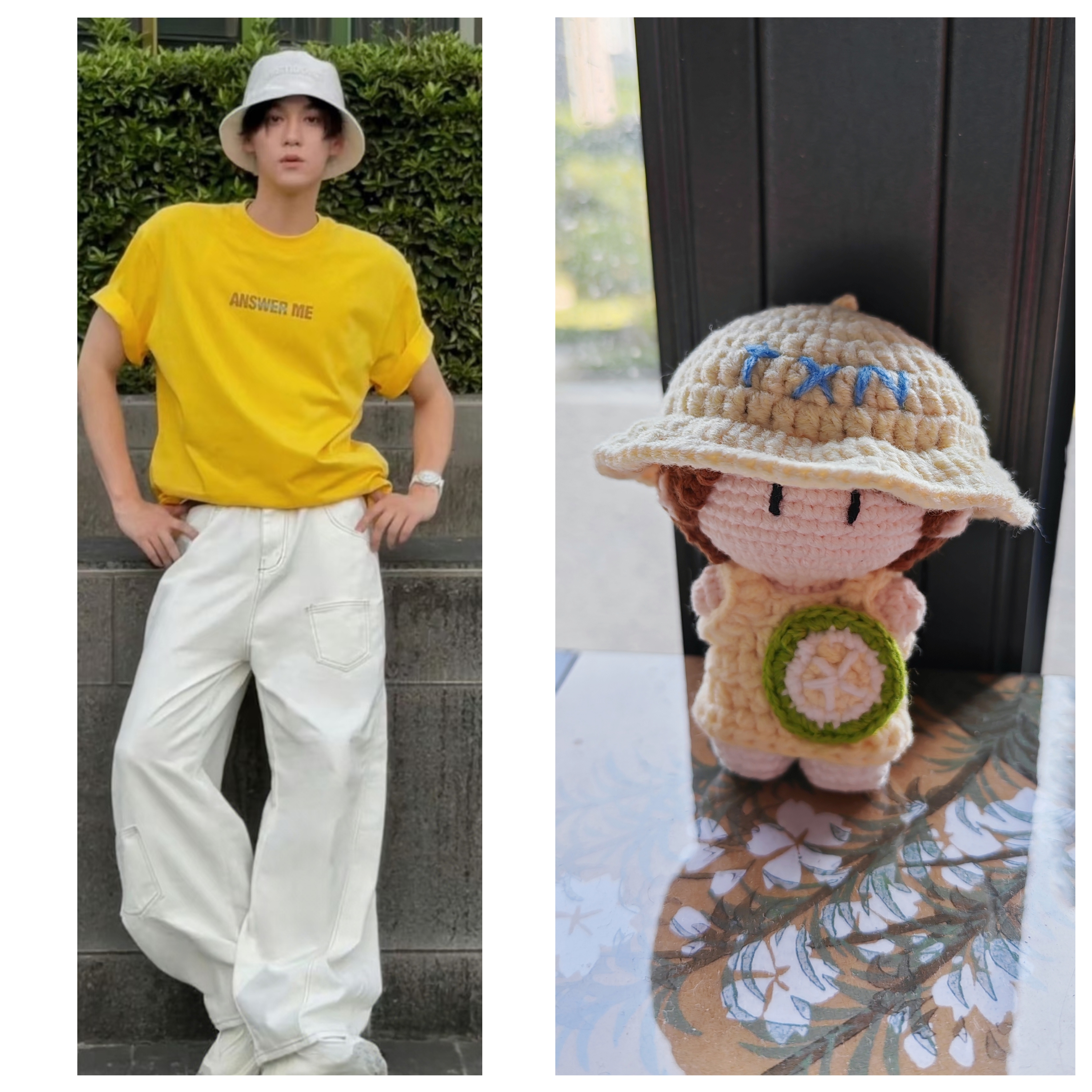 成品钩织田栩宁玩偶软糖公仔钥匙扣