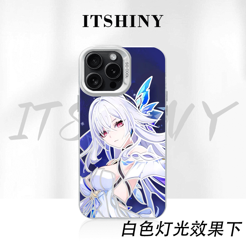 原神丝柯克手机壳彩银适用于苹果华为荣耀小米VIVOPPO一加27