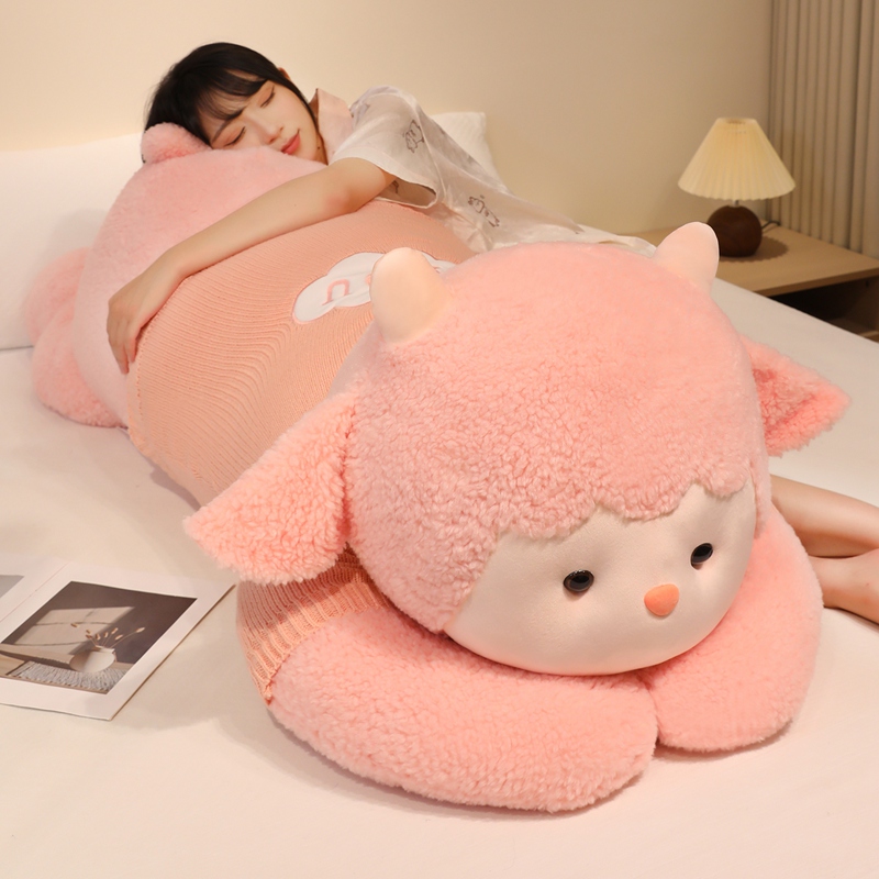 巨大号睡梦羊抱枕公仔可爱趴趴羊玩偶公仔男女睡觉抱着的毛绒玩具
