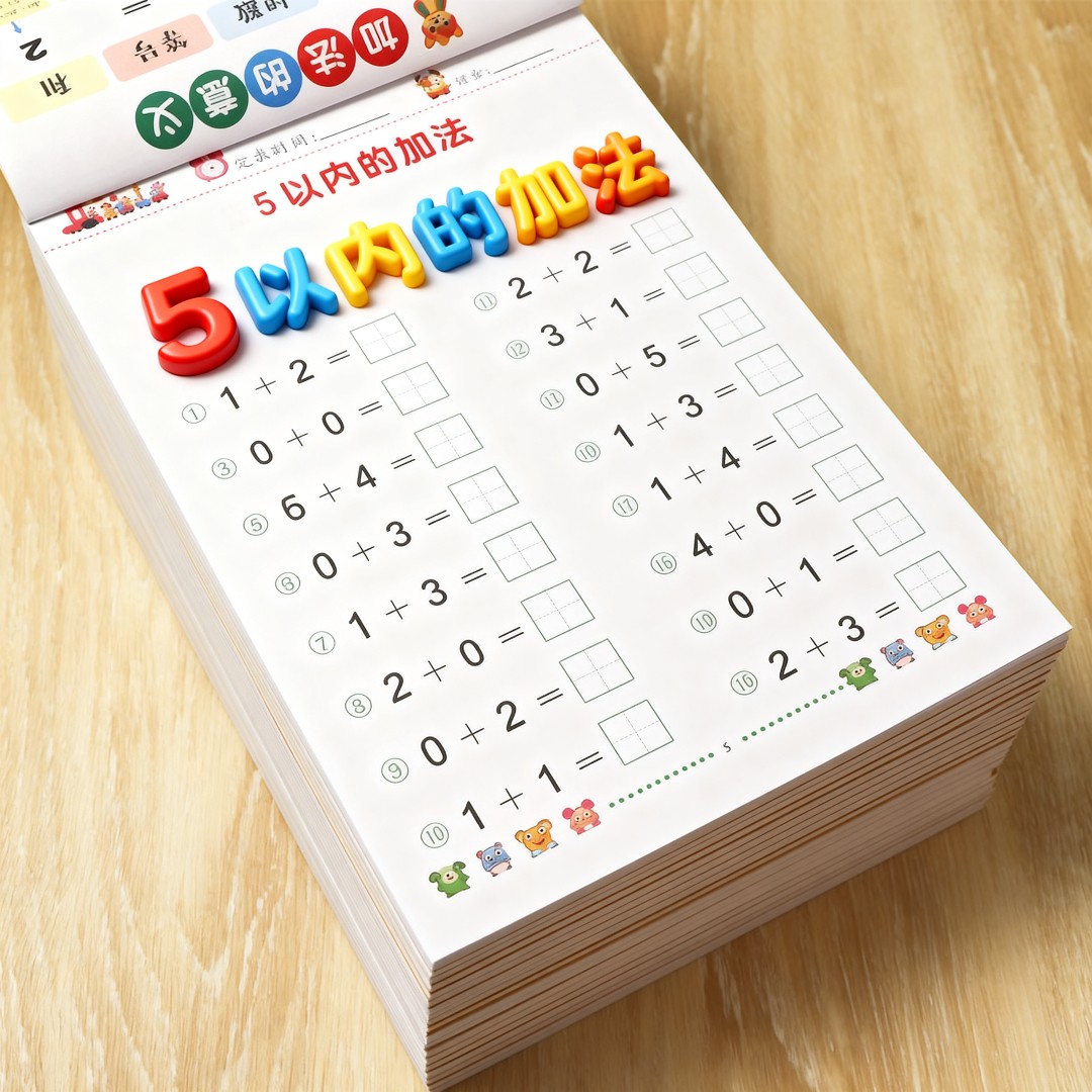 10以内加减法练习题分解组成凑十借十法幼儿园中大班4-6岁练习册