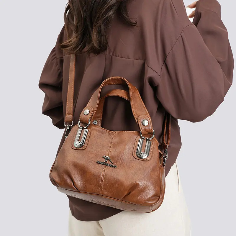 韩版百搭手提包女2025新款正品包包经典手提单肩斜挎包时尚妈妈包