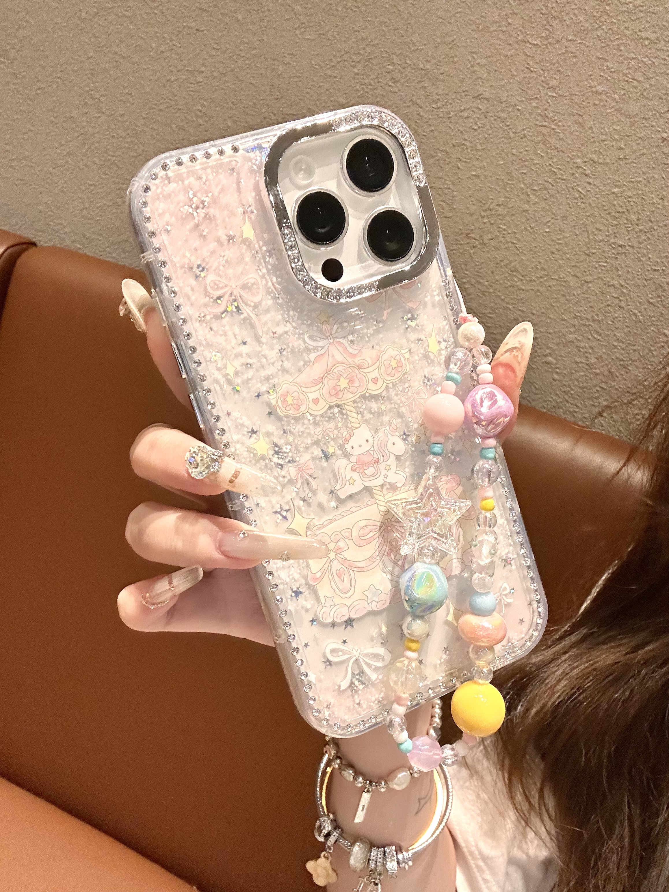 【自带相机保护按键】旋转木马KT适用苹果17/16/小米17系列/保护壳