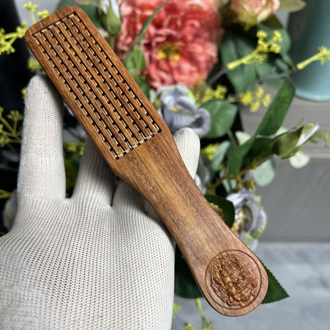 核桃金刚上色包浆打底刷子高档文玩刷子