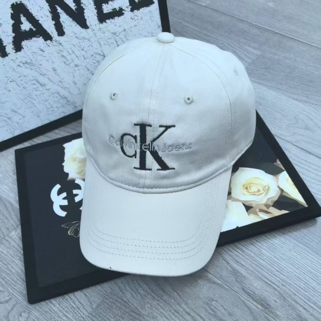经典潮牌户外CK字母刺绣男女棒球帽时尚百搭可调节遮阳帽子女秋冬