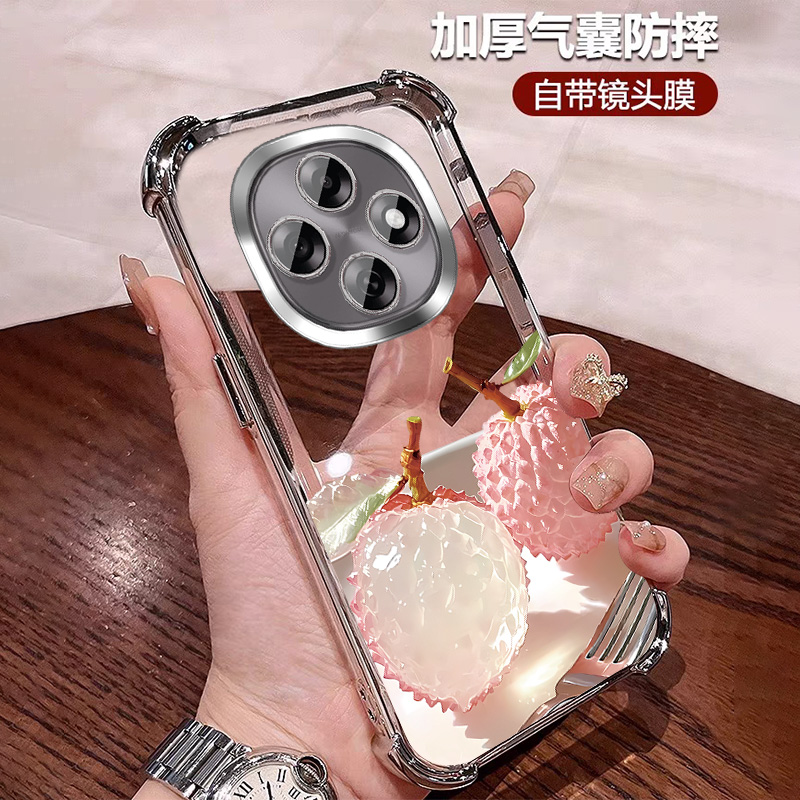 带镜头膜适用oppoa6pro手机壳四角防摔套可爱A6gt透明全包a6i女士