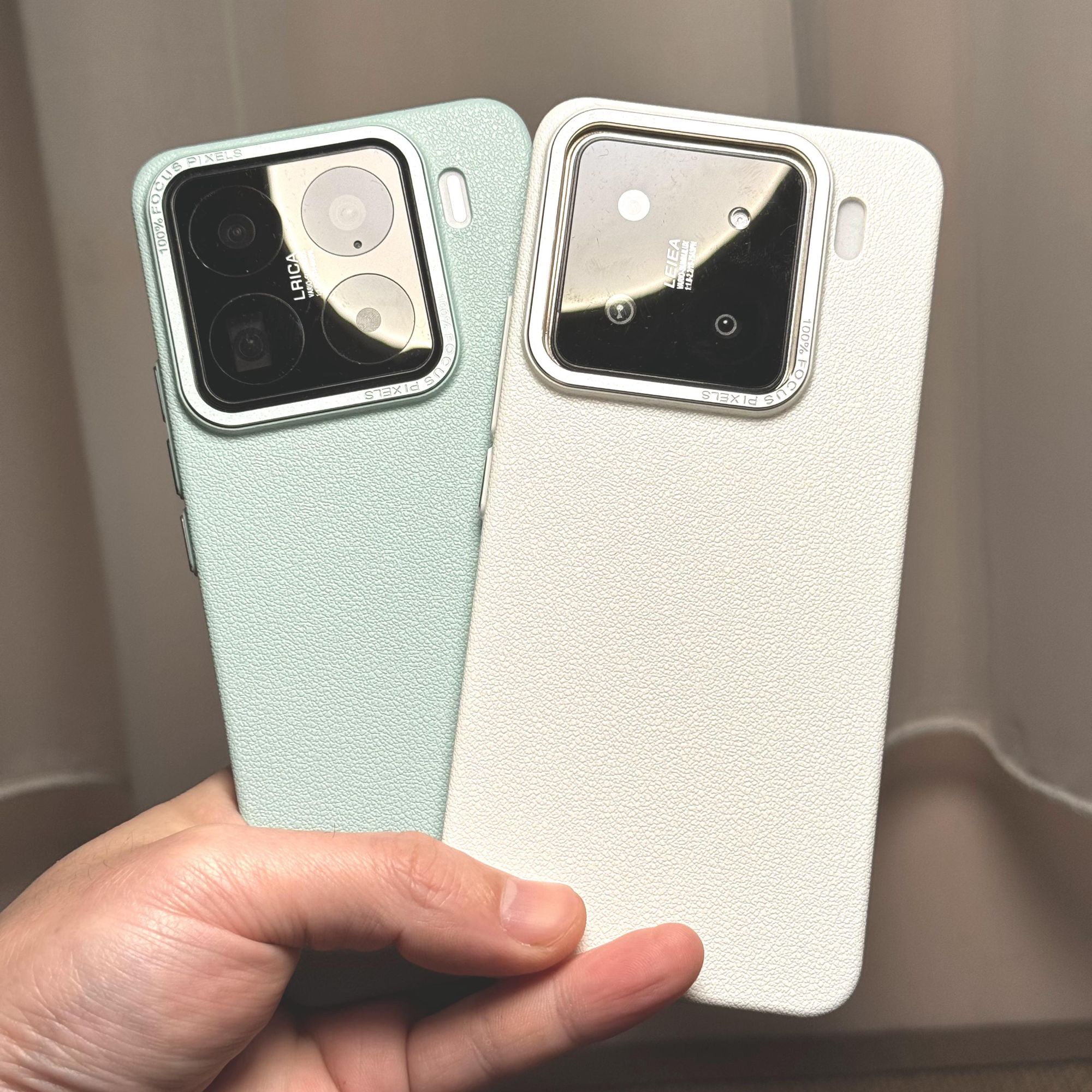 【0指纹耐旧】苹果17pm适用小米15pro华为mate60磨砂高档简约手机壳