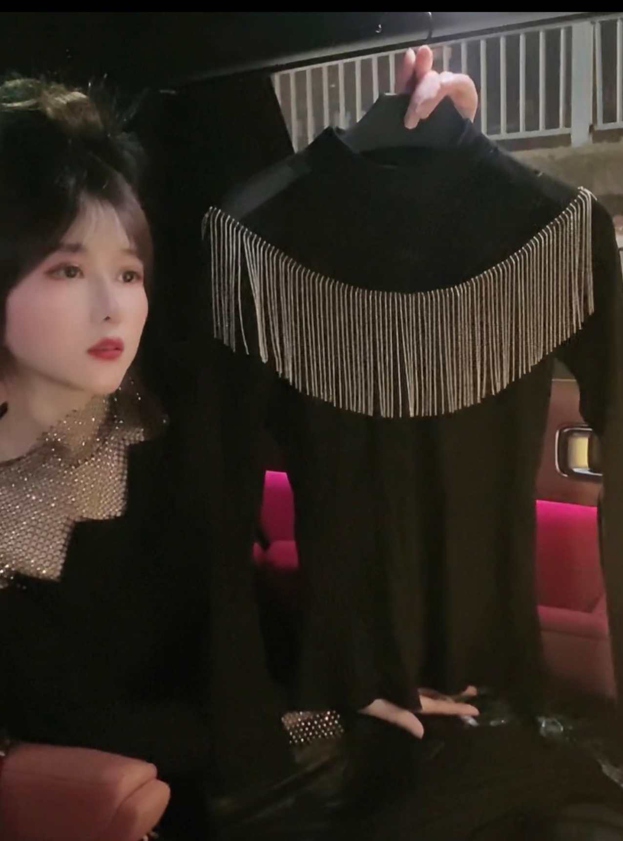 2025新款【流苏款】秋冬时尚中高领细绒流苏拼接打底衫修身显瘦上衣