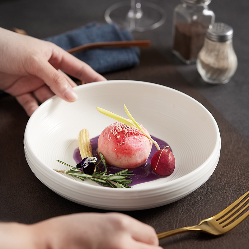 家居韩式风碗学生单人拉面大面碗甜品碗陶瓷餐具汤碗家用大号