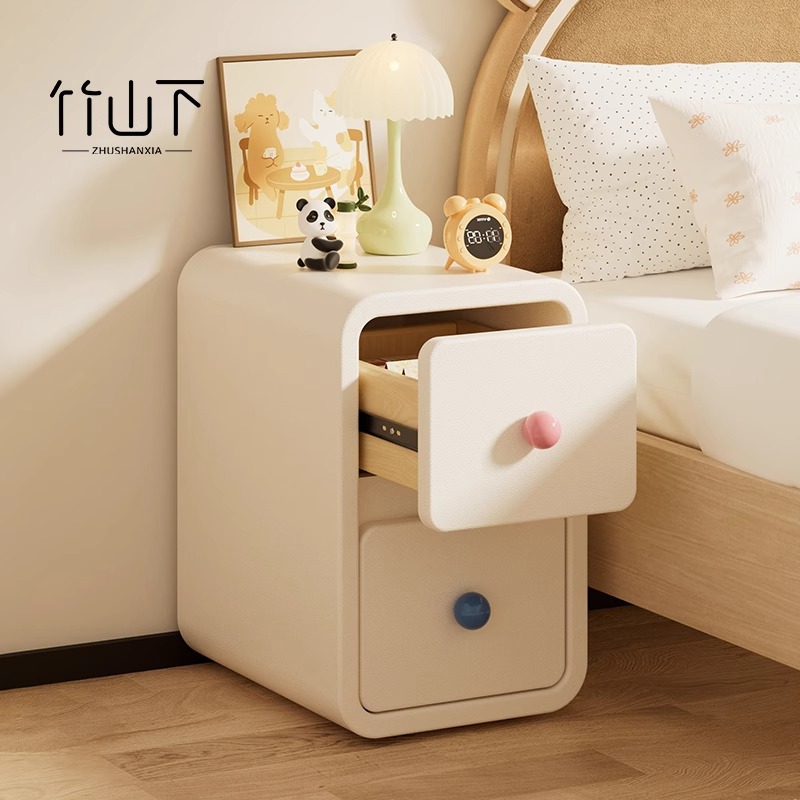 床头柜卧室家用创意抽屉式超窄床头收纳柜简约实木小型储物床边柜