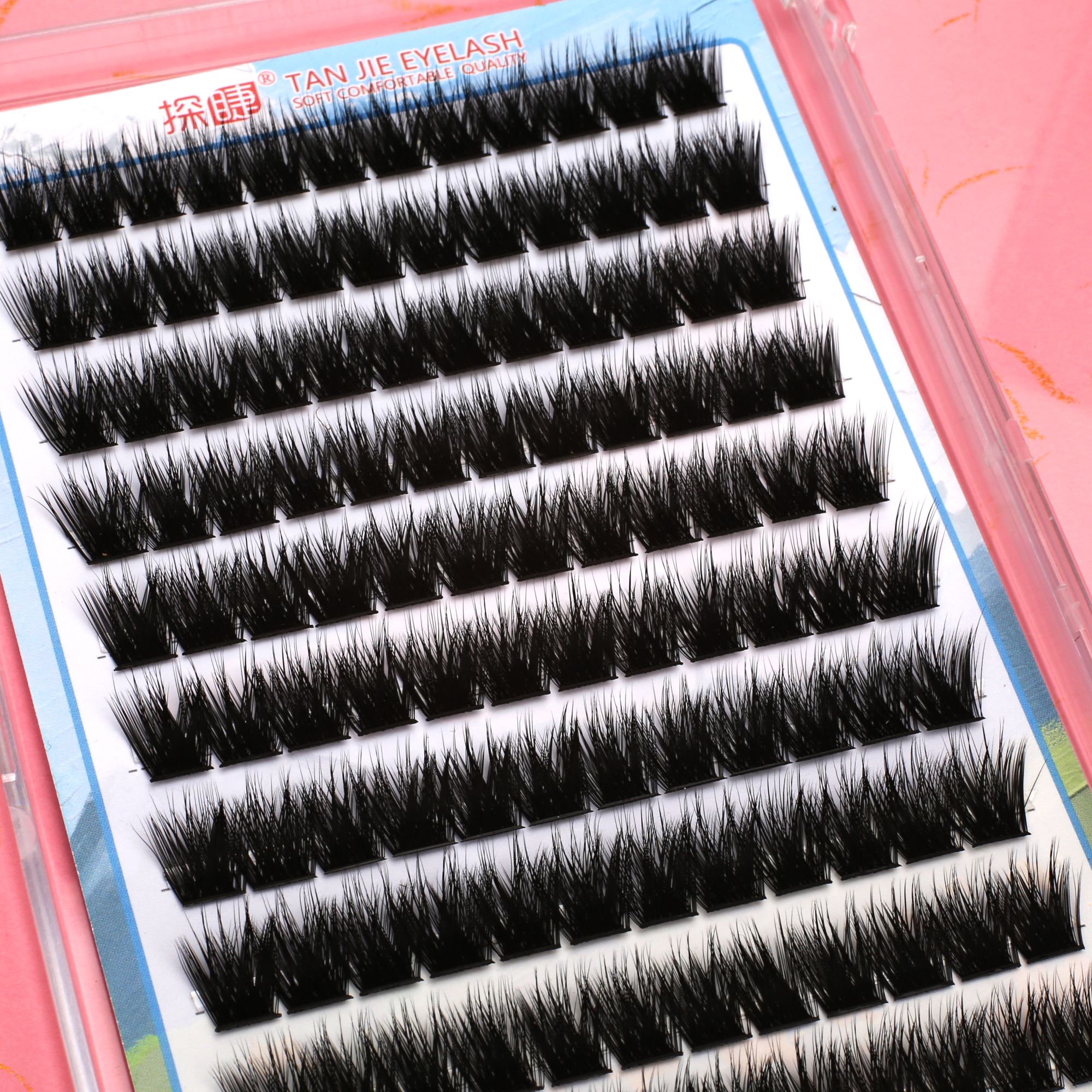 免胶13mm加长加密大容量超浓密分段式五层自己嫁接大眼假睫毛推荐