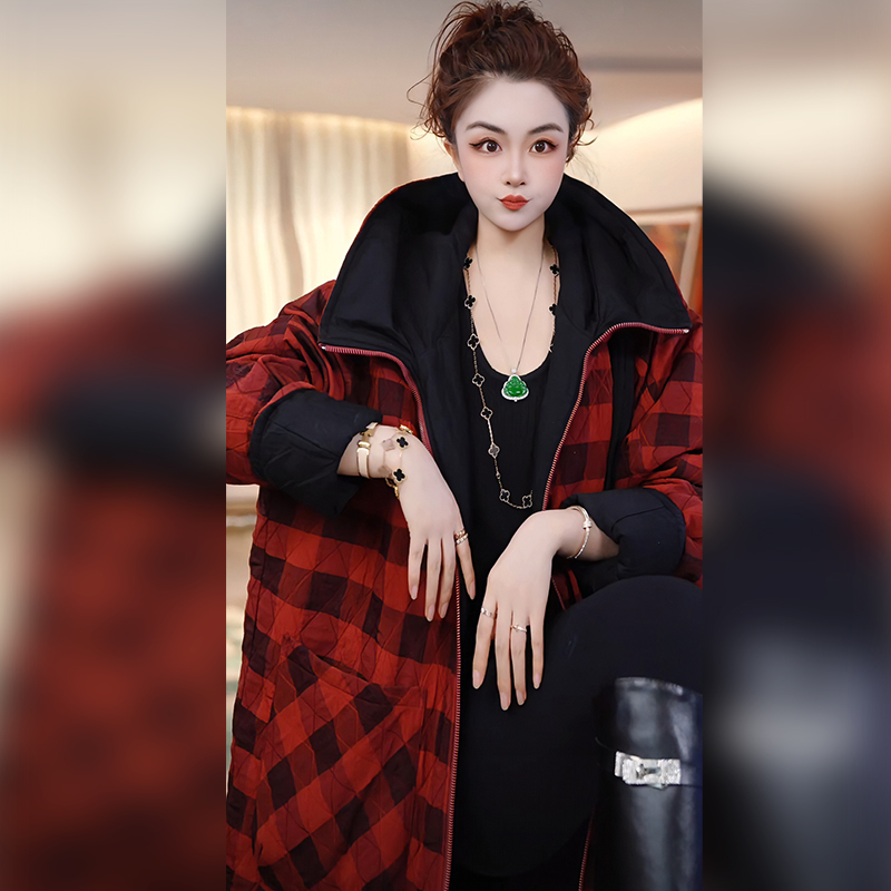 【Linda姐高端线】 冬季时尚气质休闲双面穿棉服外套AF5WMF0279