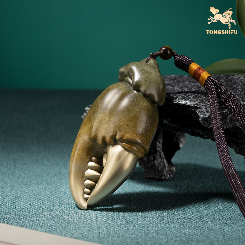 铜师傅 《手中有钱》客厅桌面铜摆件 家居装饰工艺品手把件