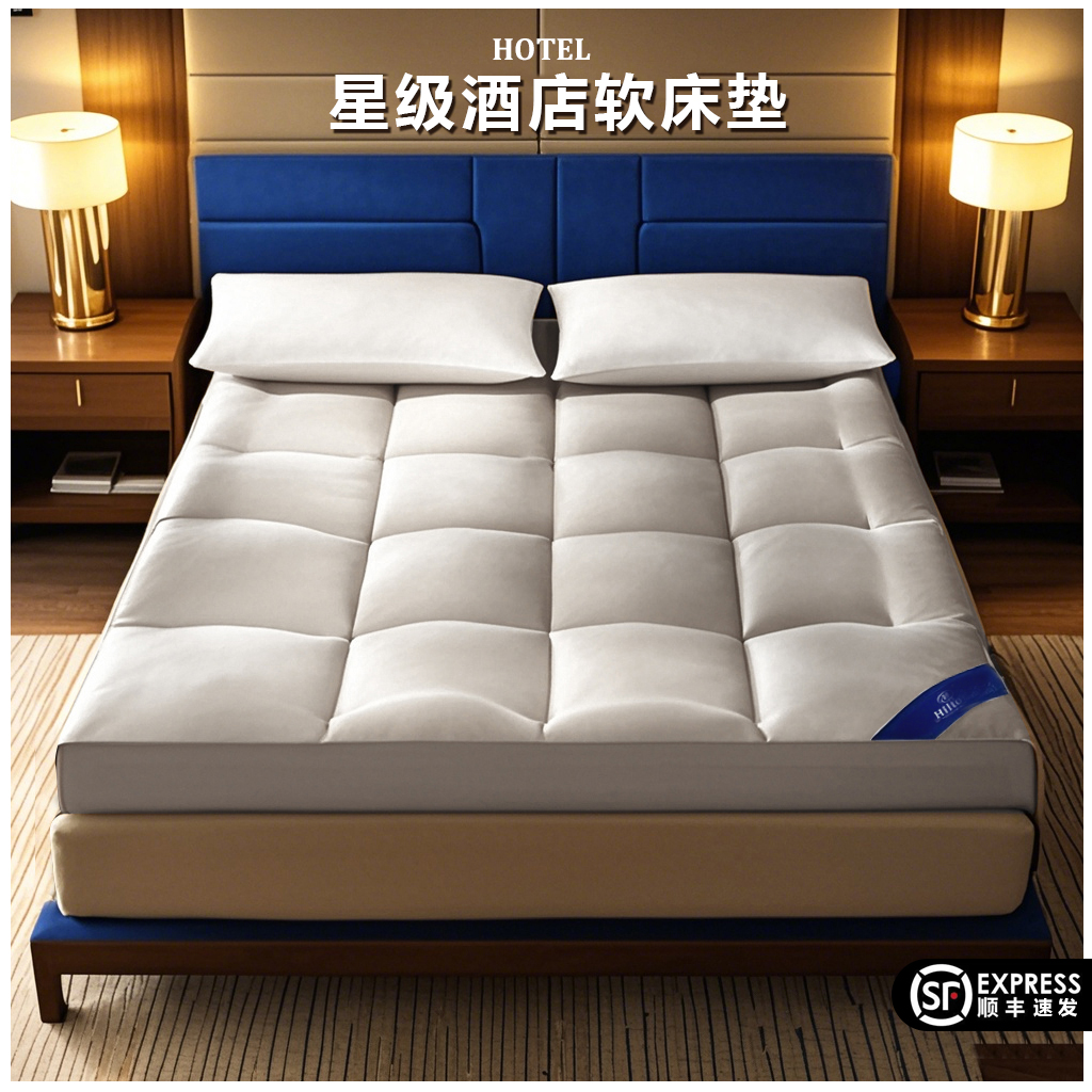 希高端酒店尔顿五星床垫超软垫子加厚床褥子单人家用垫被垫褥高档