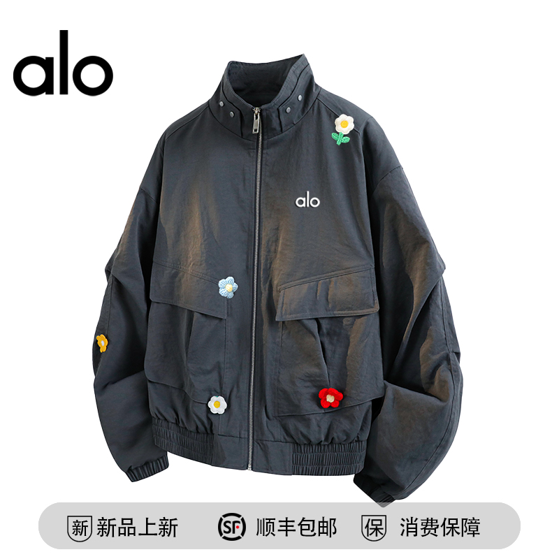 【官方奥特莱斯】品牌折扣 秋季潮流男美式休闲宽松印花百搭夹克