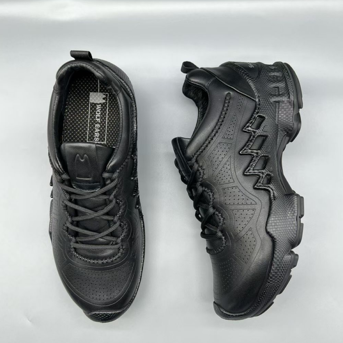 wolf ears广州狼耳新款探索升级版女士休闲健步鞋PU高弹大底