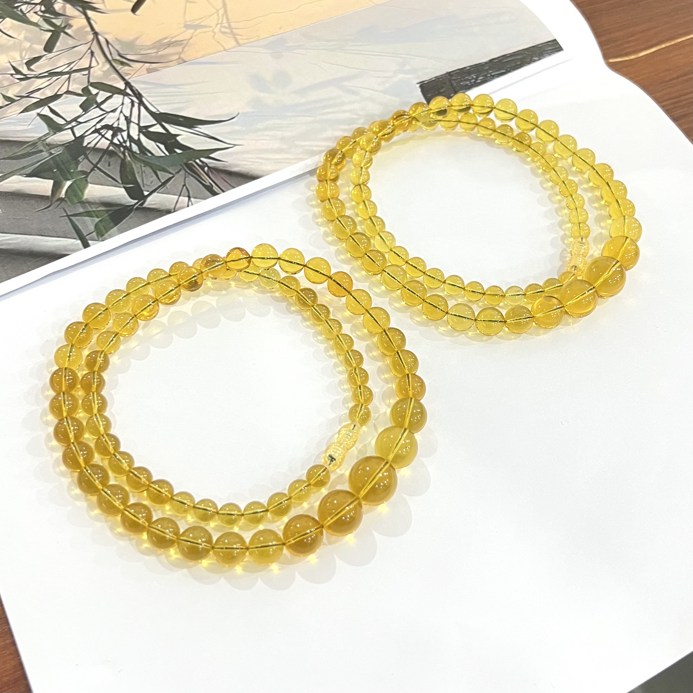 【云上叙】蓝珀塔链-多样性发一件-6.5-14mm-V23475-M（甄选）