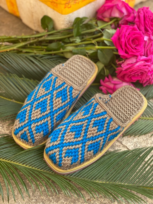 新款春夏手工毛线钩拖鞋冬季家居鞋养脚好穿舒适耐磨