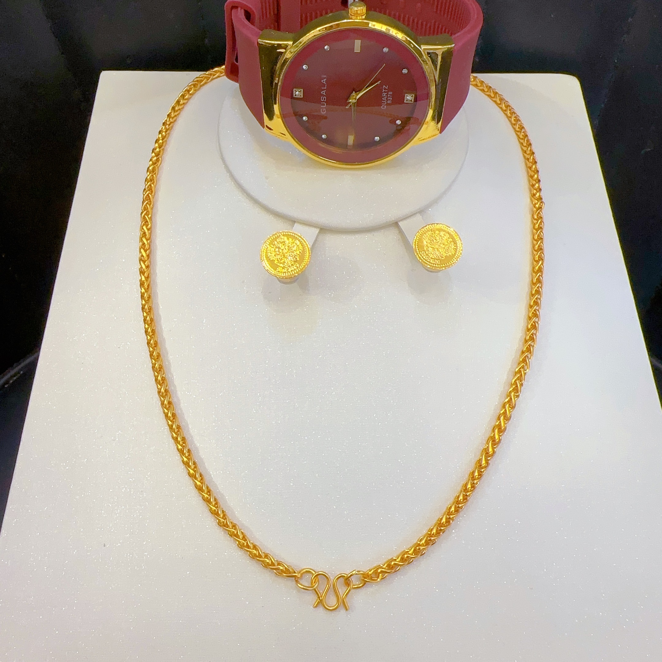 铜合金项链 540号新款个性项链耳钉saat sowgat